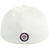 Men's adidas White Winnipeg Jets Washed Cotton - Flex Hat