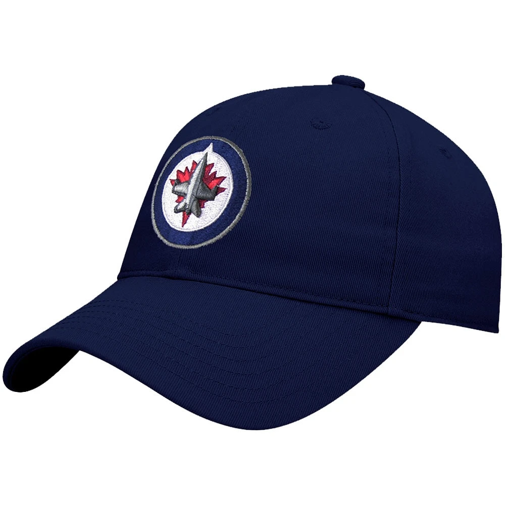 American Needle Navy Winnipeg Jets Blue Line pour hommes - Casquette ajustable