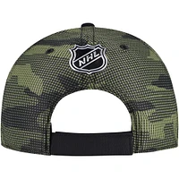 Men's Fanatics  Black/Camo Winnipeg Jets Authentic Pro Military Appreciation Adjustable Hat