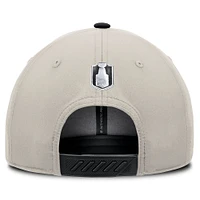 Men's Fanatics Black Winnipeg Jets 2025 Central Division Champions Locker Room Structured Adjustable Hat