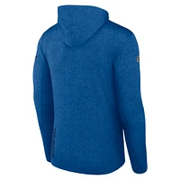 Men's Fanatics Blue Winnipeg Jets Authentic Pro Lightweight Pullover Hoodie