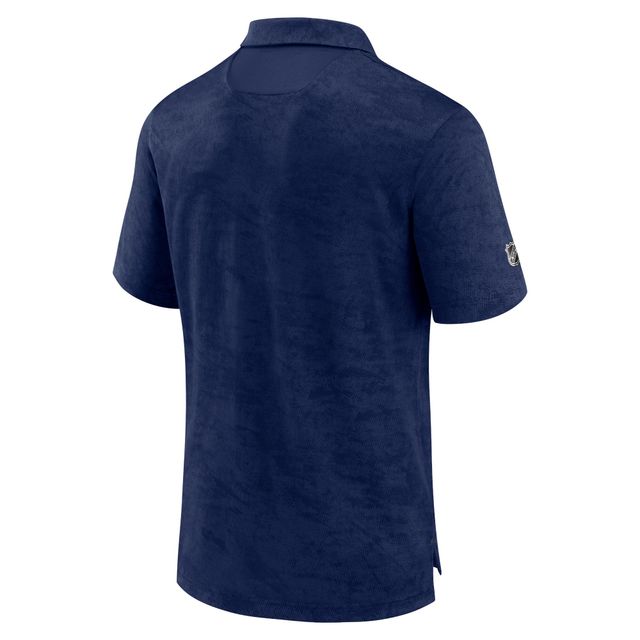 Men's Fanatics Branded Navy Winnipeg Jets Authentic Pro - Polo