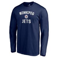 Lids Winnipeg Jets Victory Arch Long Sleeve T-Shirt - Navy