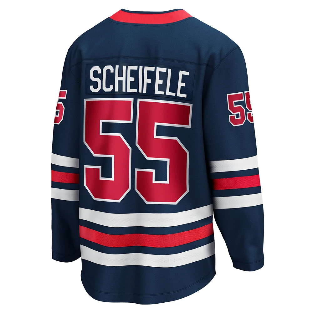 Men's Fanatics Mark Scheifele Navy Winnipeg Jets Alternate - Premier Breakaway Player Jersey