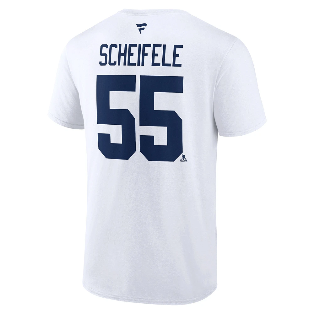 Men's Fanatics Mark Scheifele White Winnipeg Jets Special Edition 2.0 Name & Number T-Shirt