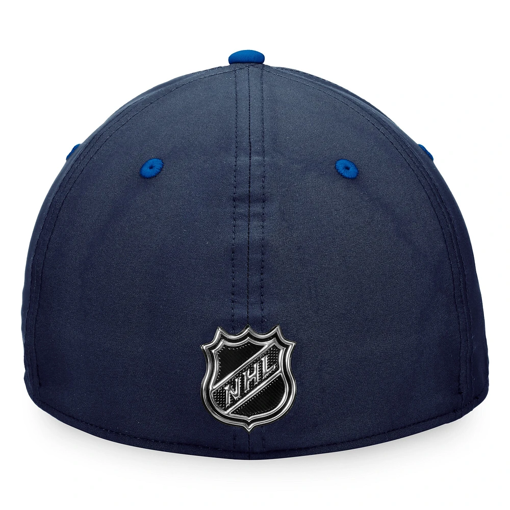 Fanatics pour hommes, bleu marine, Jets de Winnipeg, repêchage 2022 la LNH - Casquette authentique Pro Rink Flex