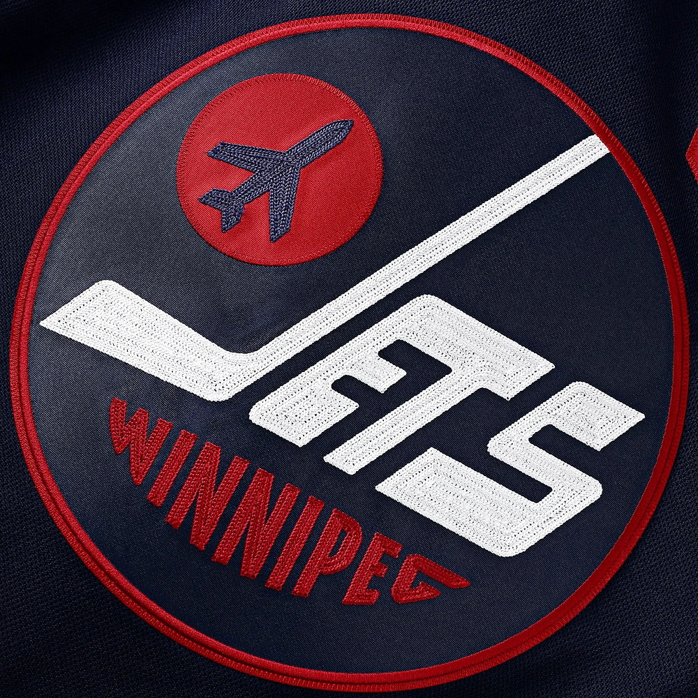 Maillot personnalisé de qualité supérieure alternatif bleu marine pour hommes Fanatics Winnipeg Jets