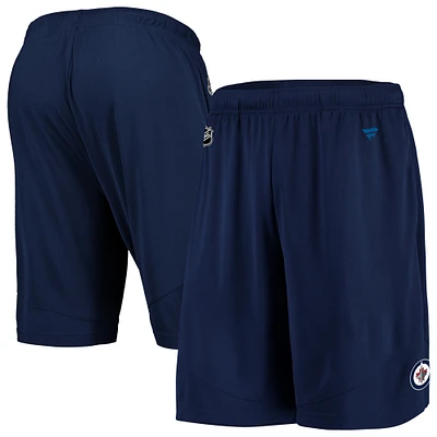 Men's Fanatics Navy Winnipeg Jets Authentic Pro Off-Ice Shorts