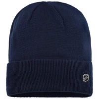 Men's Fanatics Navy Winnipeg Jets Authentic Pro Rest & Recover Cuffed Knit Hat