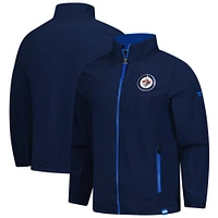 Men's Fanatics  Navy Winnipeg Jets Authentic Pro Rink Coaches Full-Zip Jacket