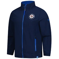 Men's Fanatics  Navy Winnipeg Jets Authentic Pro Rink Coaches Full-Zip Jacket