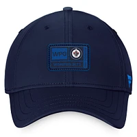 Men's Fanatics Navy Winnipeg Jets Authentic Pro Training Camp Flex Hat