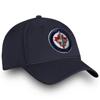 Men's Fanatics Navy Winnipeg Jets Core Elevated Speed Flex Hat