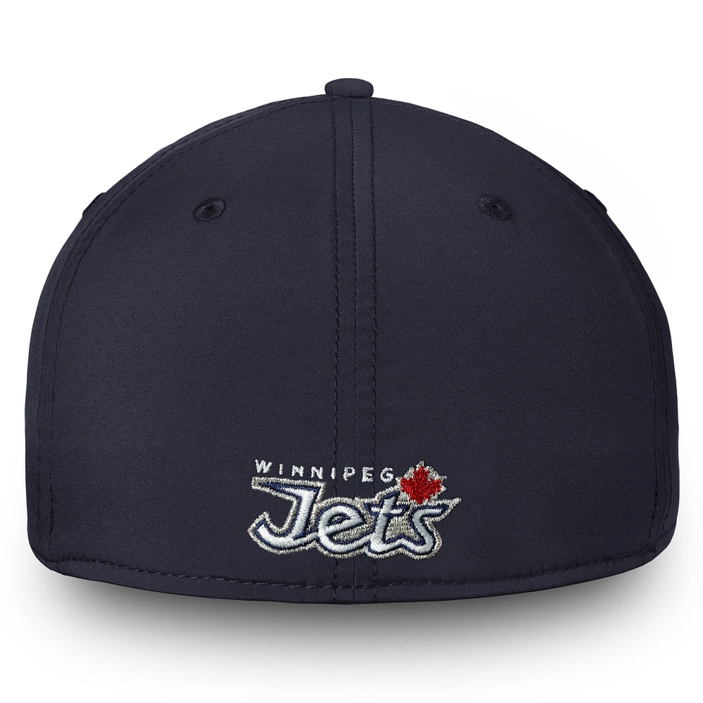 Men's Fanatics Navy Winnipeg Jets Core Elevated Speed Flex Hat