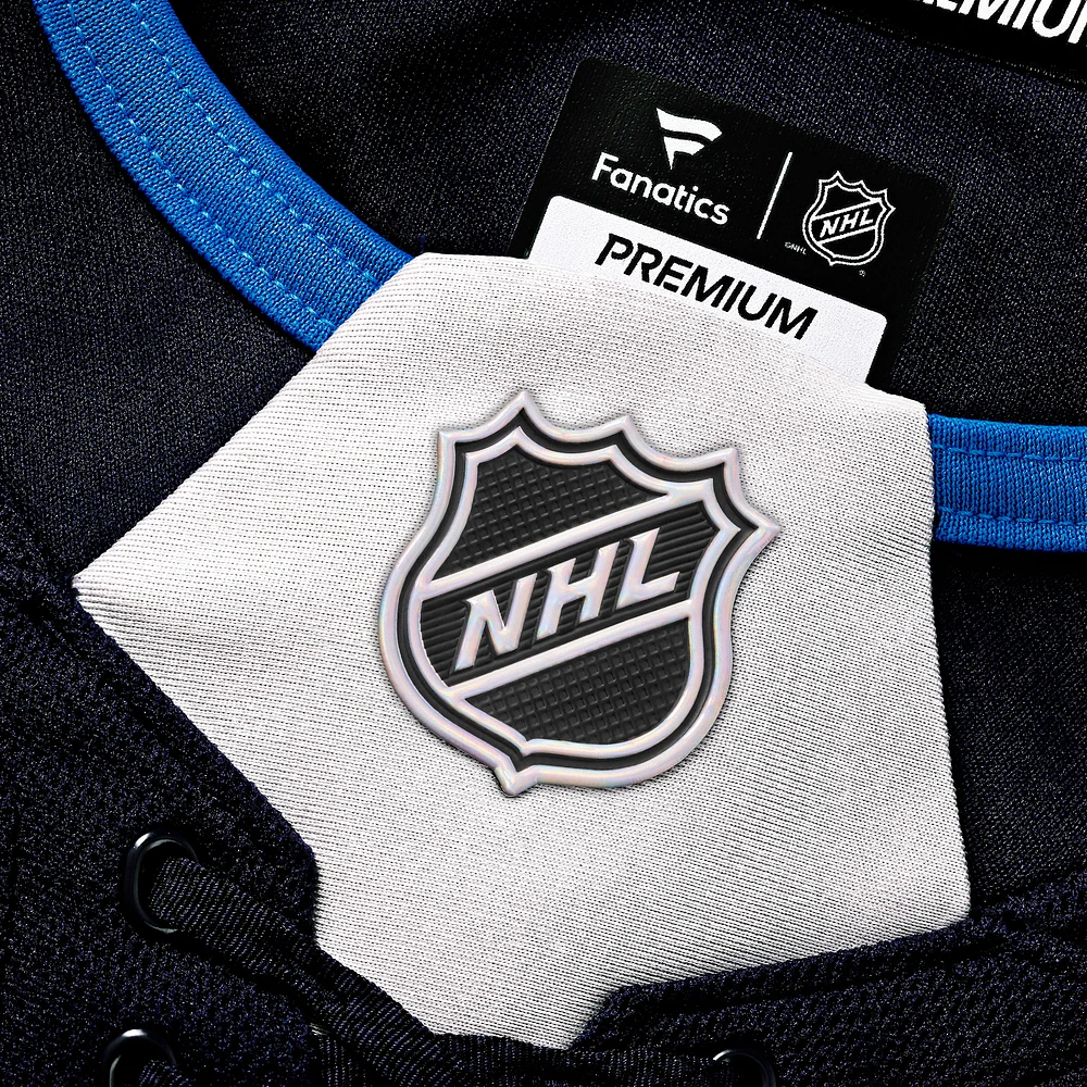 Maillot personnalisé haut de gamme pour homme Fanatics Navy Winnipeg Jets Home