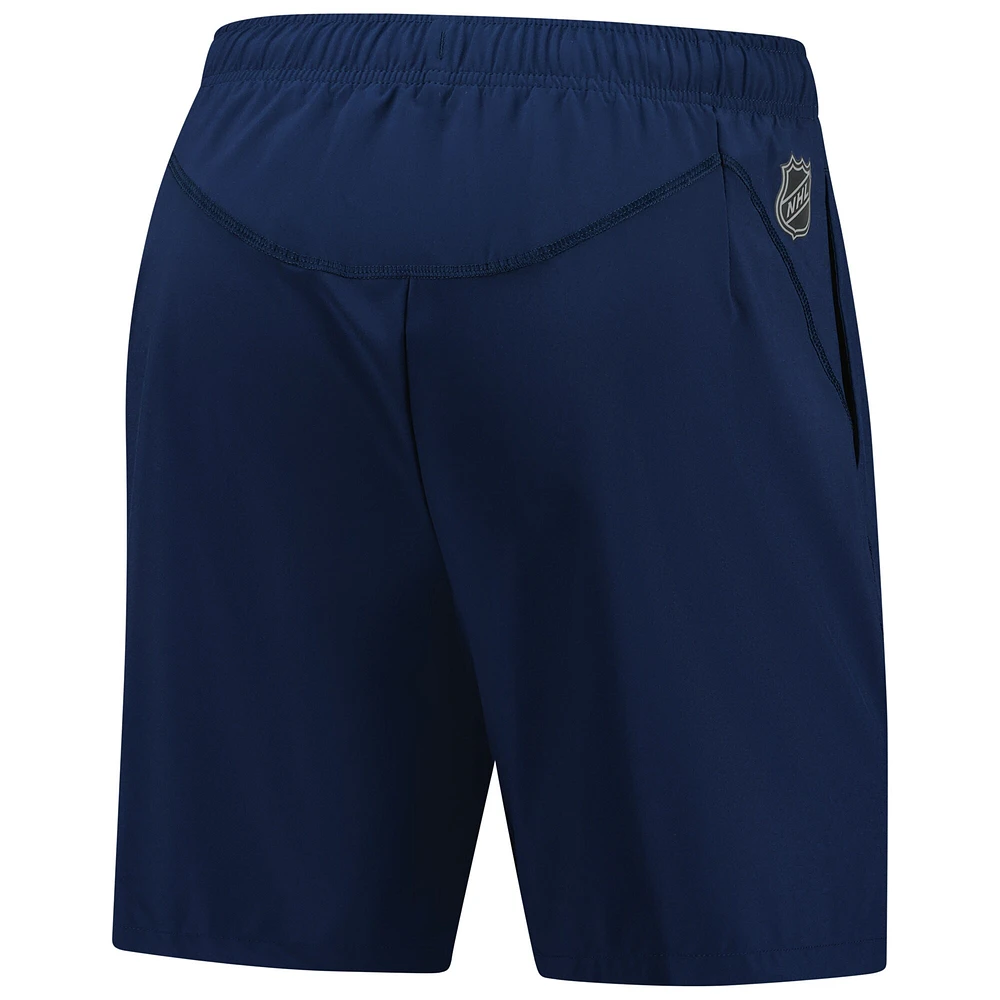 Short d'entraînement technique bleu marine pour homme Fanatics Winnipeg Jets
