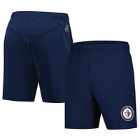 Short d'entraînement technique bleu marine pour homme Fanatics Winnipeg Jets