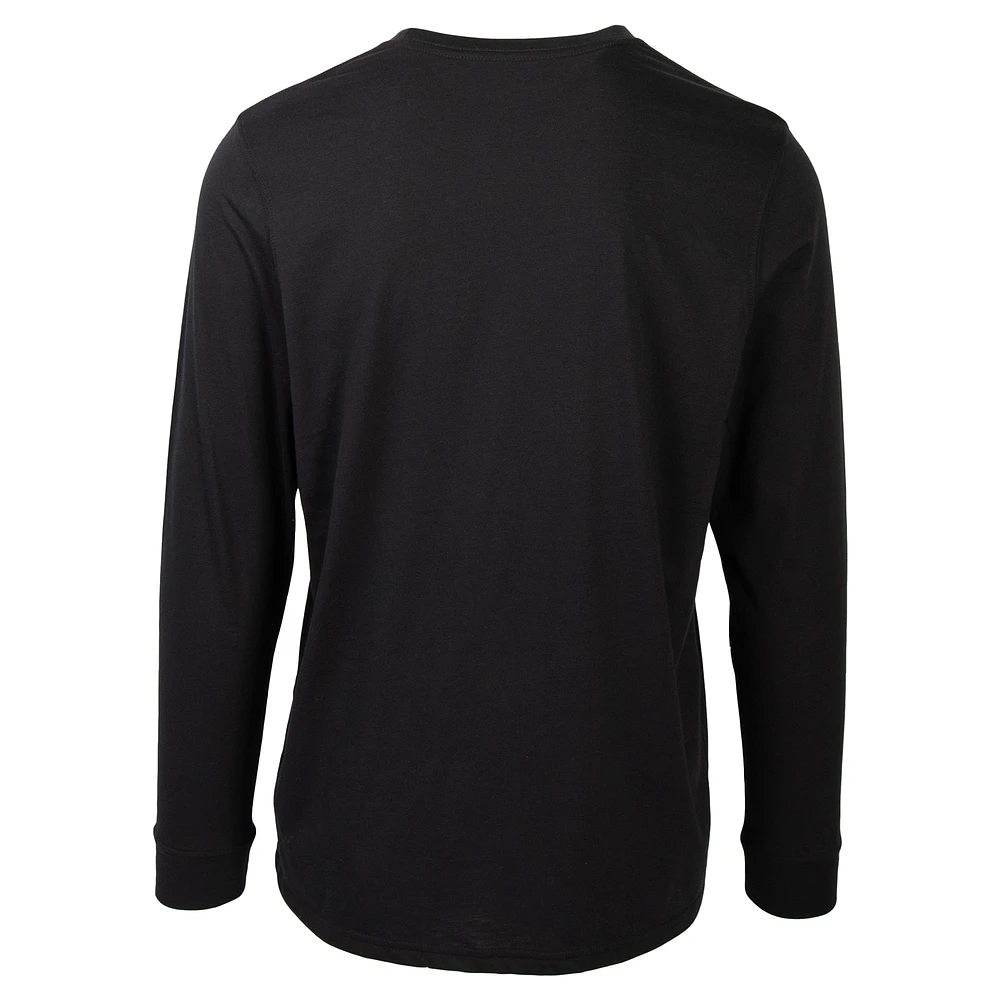 Men's Levelwear  Black Winnipeg Jets Oscar City Capsule Long Sleeve T-Shirt