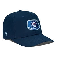 Casquette Rise Skylight Flex bleu marine pour homme des Jets de Winnipeg Levelwear