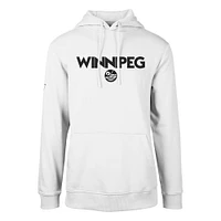 Men's Levelwear  White Winnipeg Jets Podium City Capsule Pullover Hoodie