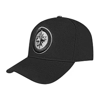 Men's Pro Standard Black Winnipeg Jets Metallic Logo Snapback Hat