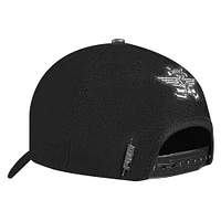 Men's Pro Standard Black Winnipeg Jets Metallic Logo Snapback Hat