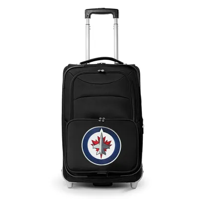 Winnipeg Jets MOJO 21" Softside Rolling Carry-On Suitcase - Black