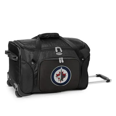 Winnipeg Jets MOJO 22" 2-Wheeled Duffel Bag - Black
