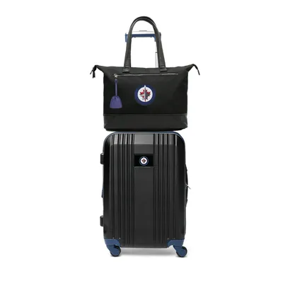 Winnipeg Jets MOJO Premium Laptop Tote Bag and Luggage Set