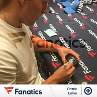 Patrik Laine Winnipeg Jets Autographed Official Game Puck