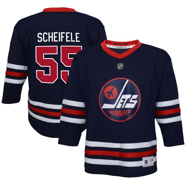 Préscolaire Mark Scheifele Navy Winnipeg Jets 2021/22 Alternate - Maillot de joueur réplique