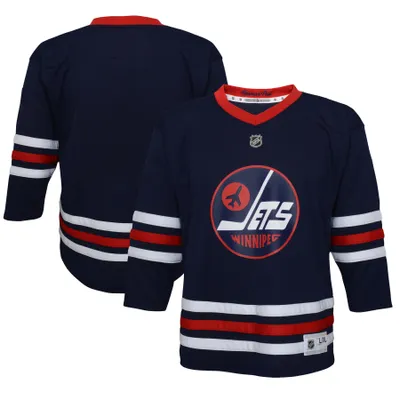 Fanatics Men's NHL Winnipeg Jets Blank Jersey, Medium, Blue