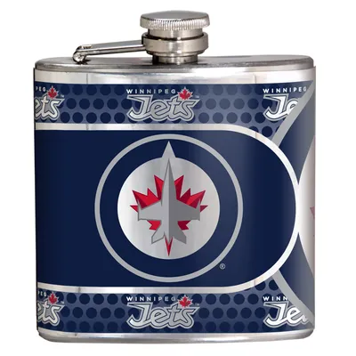 Winnipeg Jets 6oz. Stainless Steel Hip Flask - Silver