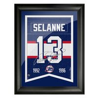 Teemu Selanne Winnipeg Jets 12'' x 16'' Framed Replica Signature Alumni - Banner