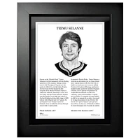 Teemu Selanne Winnipeg Jets - Photo encadrée Legends Line 12 '' x 16 ''