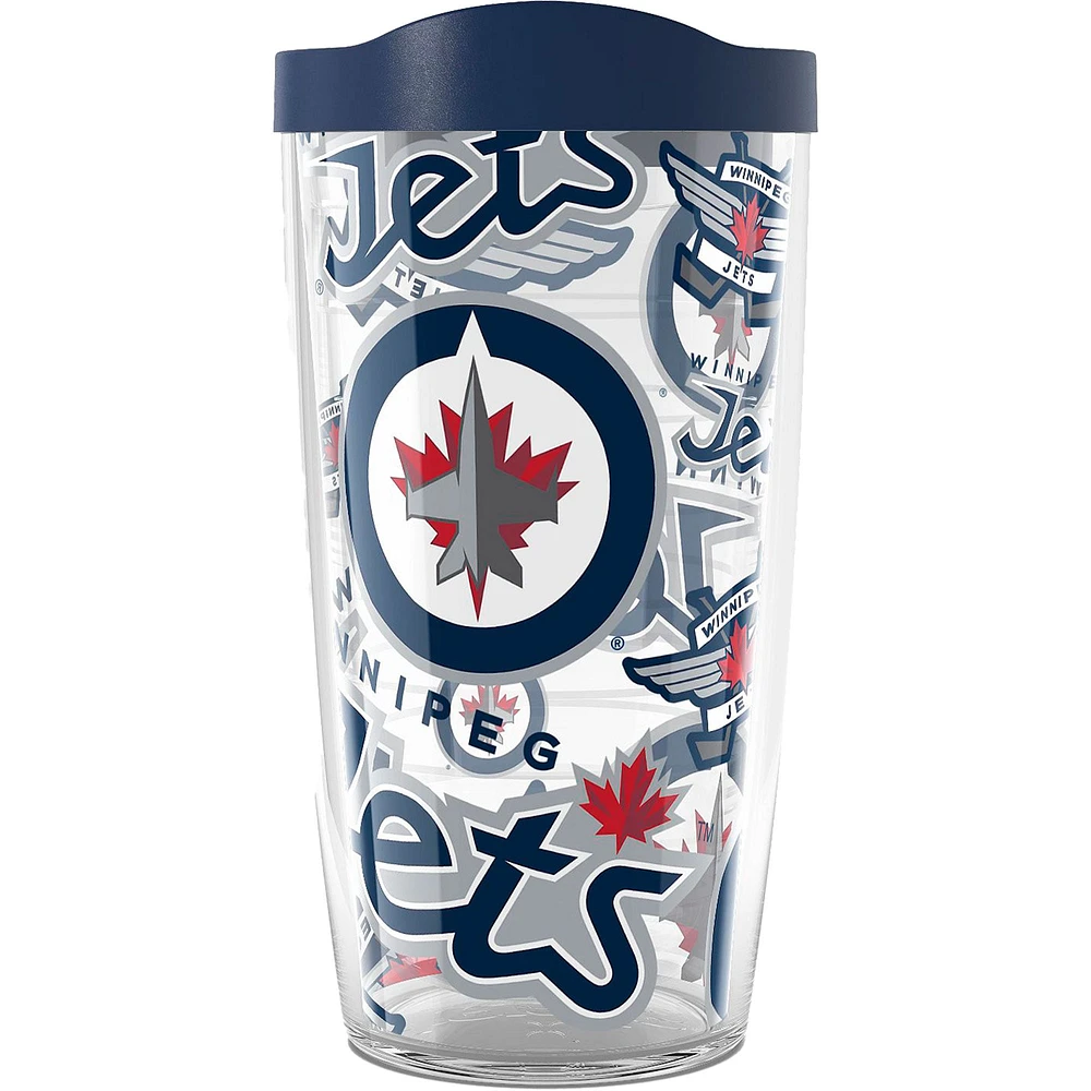 Jets de Tervis Winnipeg 16 oz. Gobelet Allover Classic