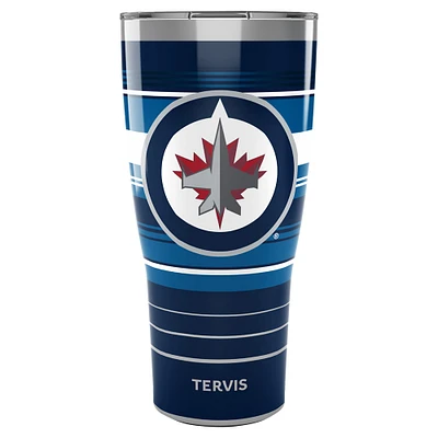 Tervis Jets de Winnipeg 30oz. Gobelet en acier inoxydable à rayures Hype