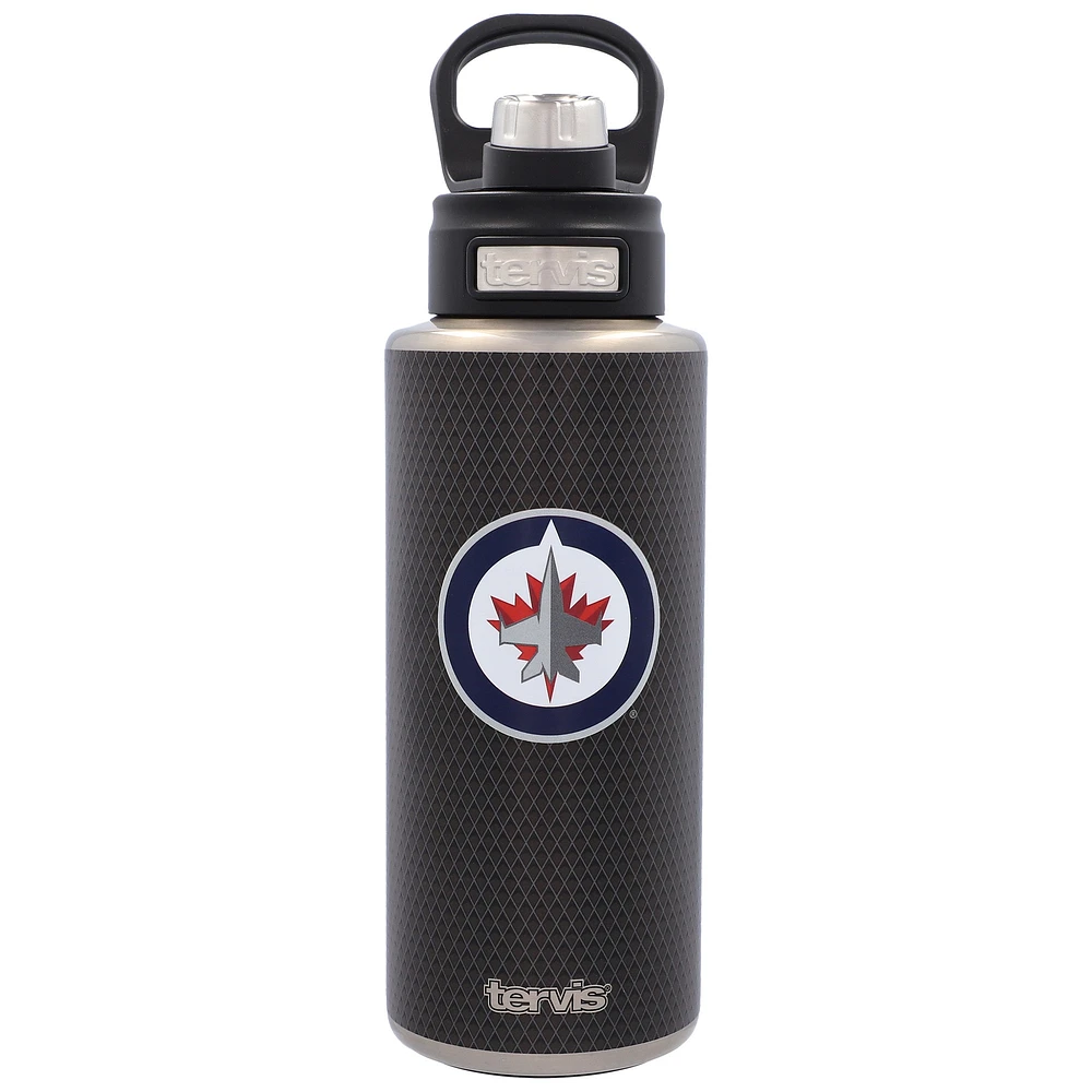 Tervis Jets de Winnipeg 32oz. Bouteille d'eau à large goulot en acier inoxydable Puck