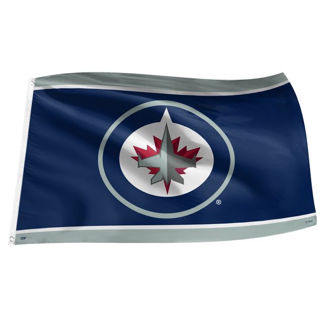 The Sports Vault Winnipeg Jets - Drapeau 3 pi x 5 pi