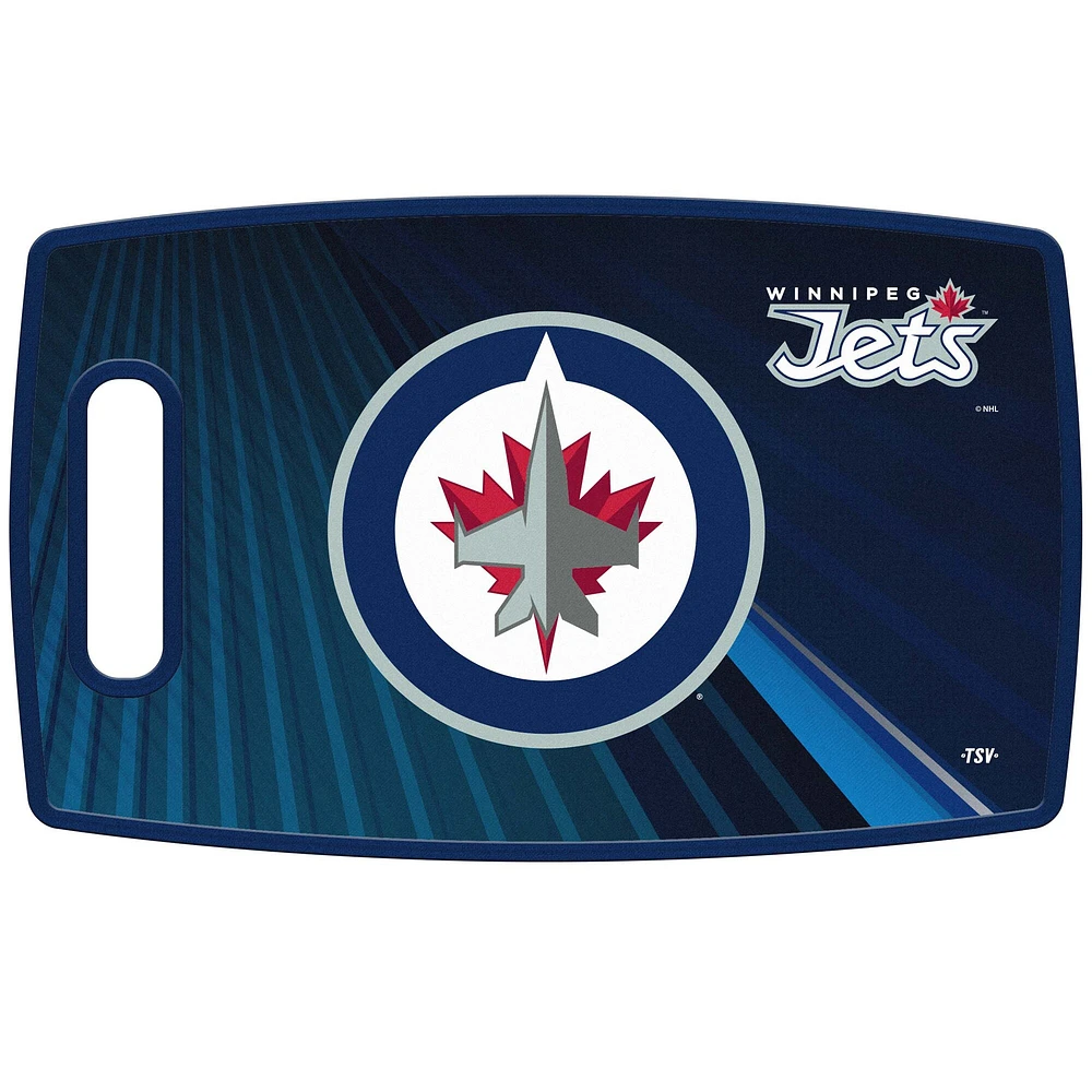 The Sports Vault Winnipeg Jets - Large Cutting Board