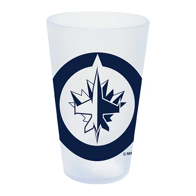 WinCraft Winnipeg Jets 16oz. Verre à pinte en silicone Icicle