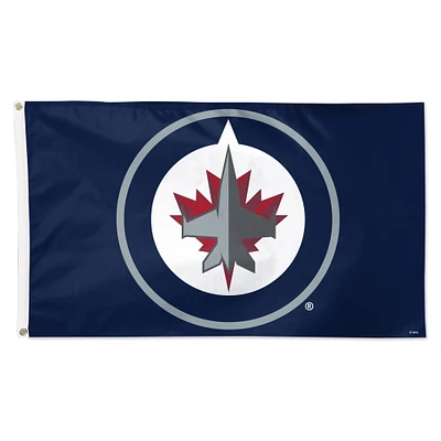 WinCraft Winnipeg Jets 3' x 5' Drapeau simple face avec logo principal