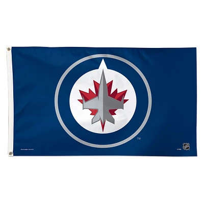WinCraft Winnipeg Jets Deluxe Drapeau unilatéral 3 pi x 5 pi