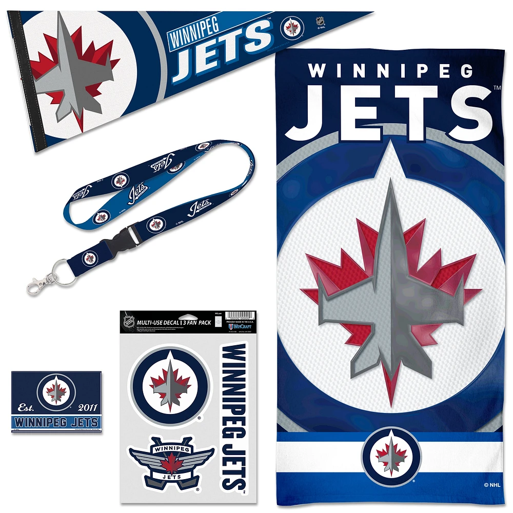 WinCraft Winnipeg Jets House Fan Accessories Pack