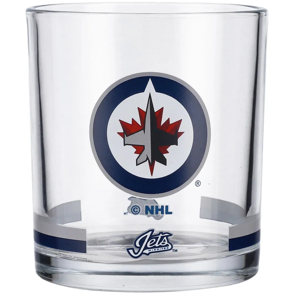 Jets de Winnipeg 10 oz. Verre à bandes de roches