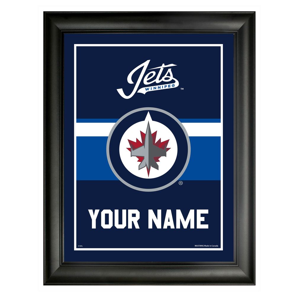 Winnipeg Jets 12'' x 16'' Personalized Team Frame