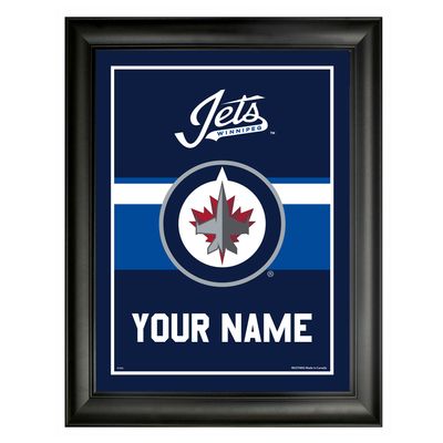 Winnipeg Jets 12'' x 16'' Personalized Team Frame