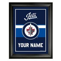 Winnipeg Jets 12'' x 16'' Personalized Team Frame