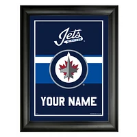 Winnipeg Jets 12'' x 16'' Personalized Team Frame