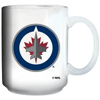 Jets de Winnipeg 15 oz. Tasse à logo primaire